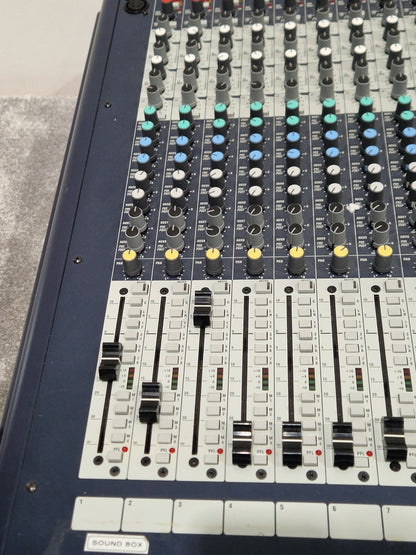 Soundcraft GB8 24 Channel Mixer - Live Sound Console - Very Good w/ Power Supply & Cover