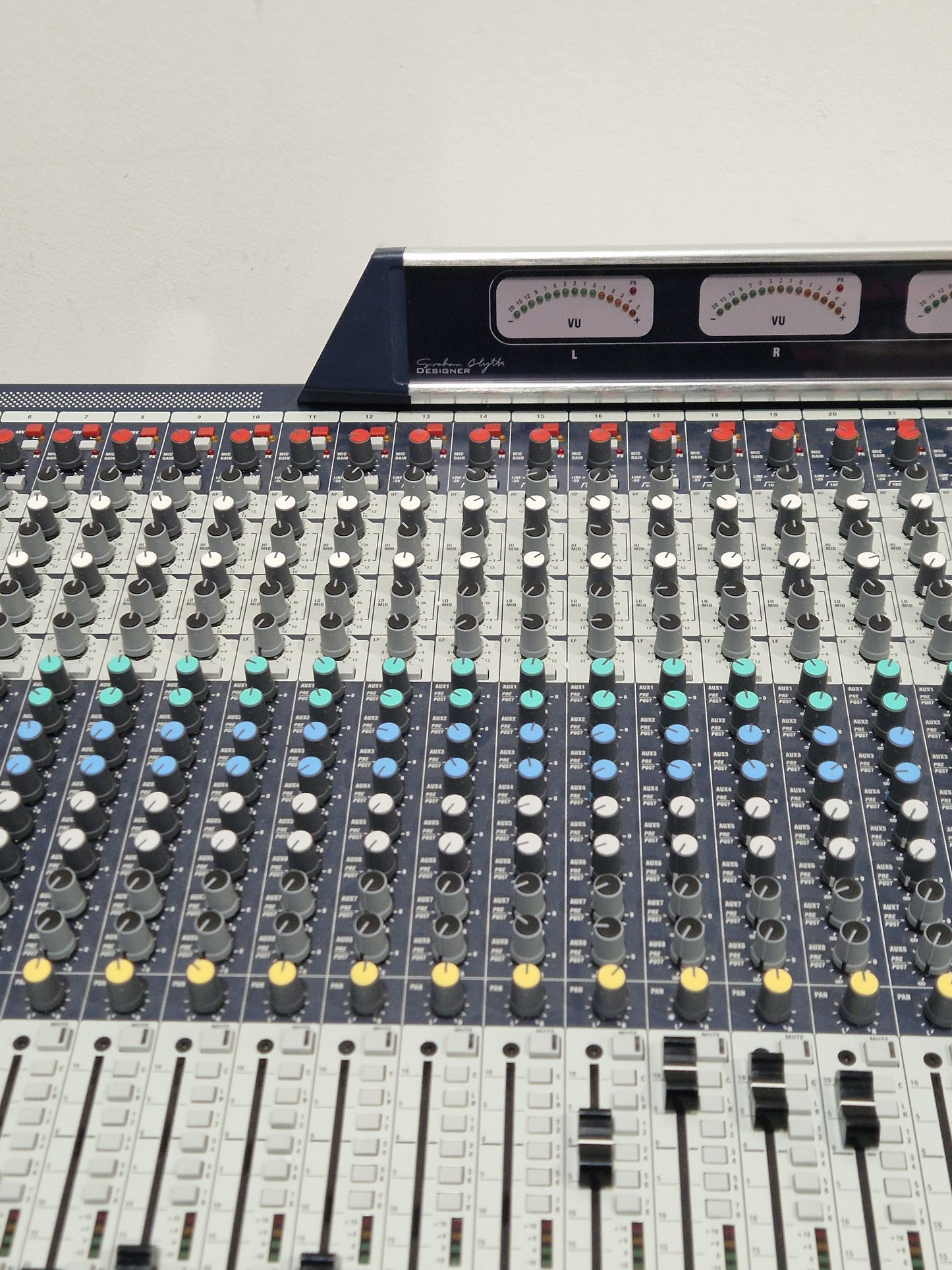 Soundcraft GB8 24 Channel Mixer - Live Sound Console - Very Good w/ Power Supply & Cover
