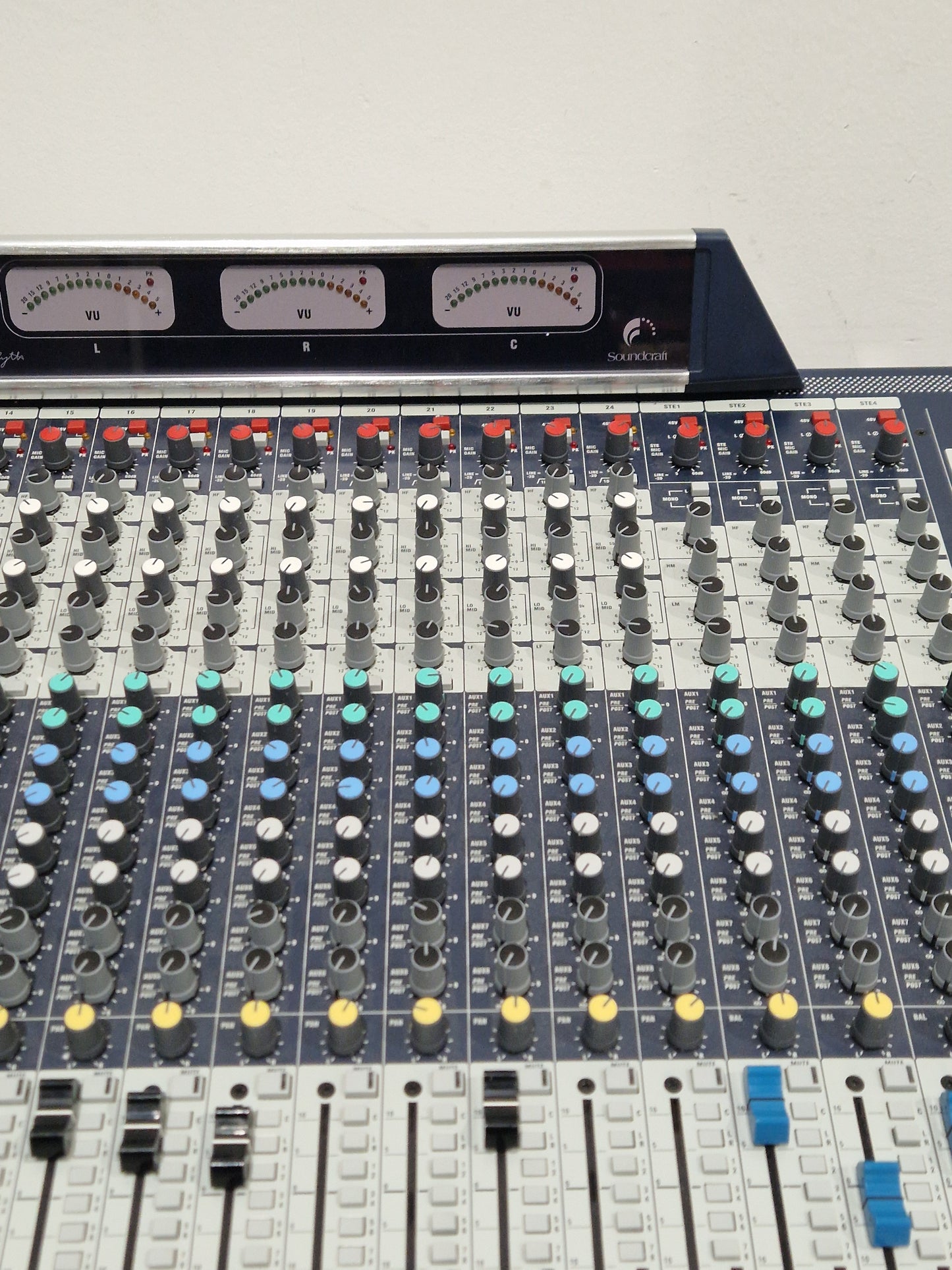 Soundcraft GB8 24 Channel Mixer - Live Sound Console - Very Good w/ Power Supply & Cover