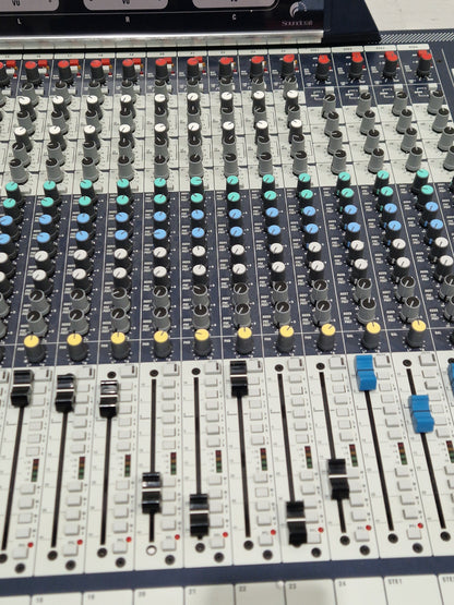 Soundcraft GB8 24 Channel Mixer - Live Sound Console - Very Good w/ Power Supply & Cover
