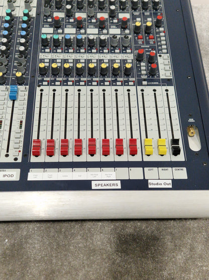 Soundcraft GB8 24 Channel Mixer - Live Sound Console - Very Good w/ Power Supply & Cover