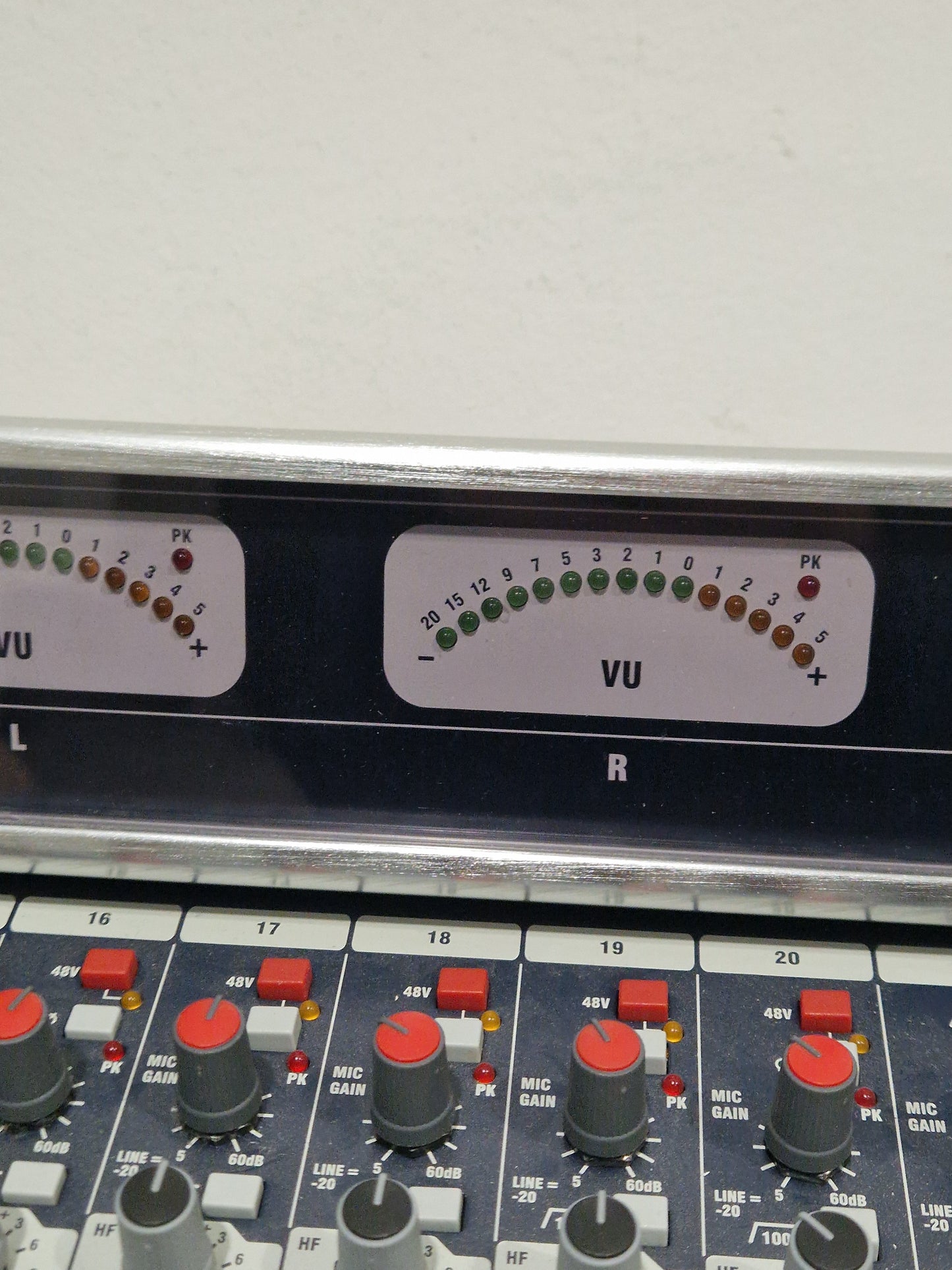 Soundcraft GB8 24 Channel Mixer - Live Sound Console - Very Good w/ Power Supply & Cover