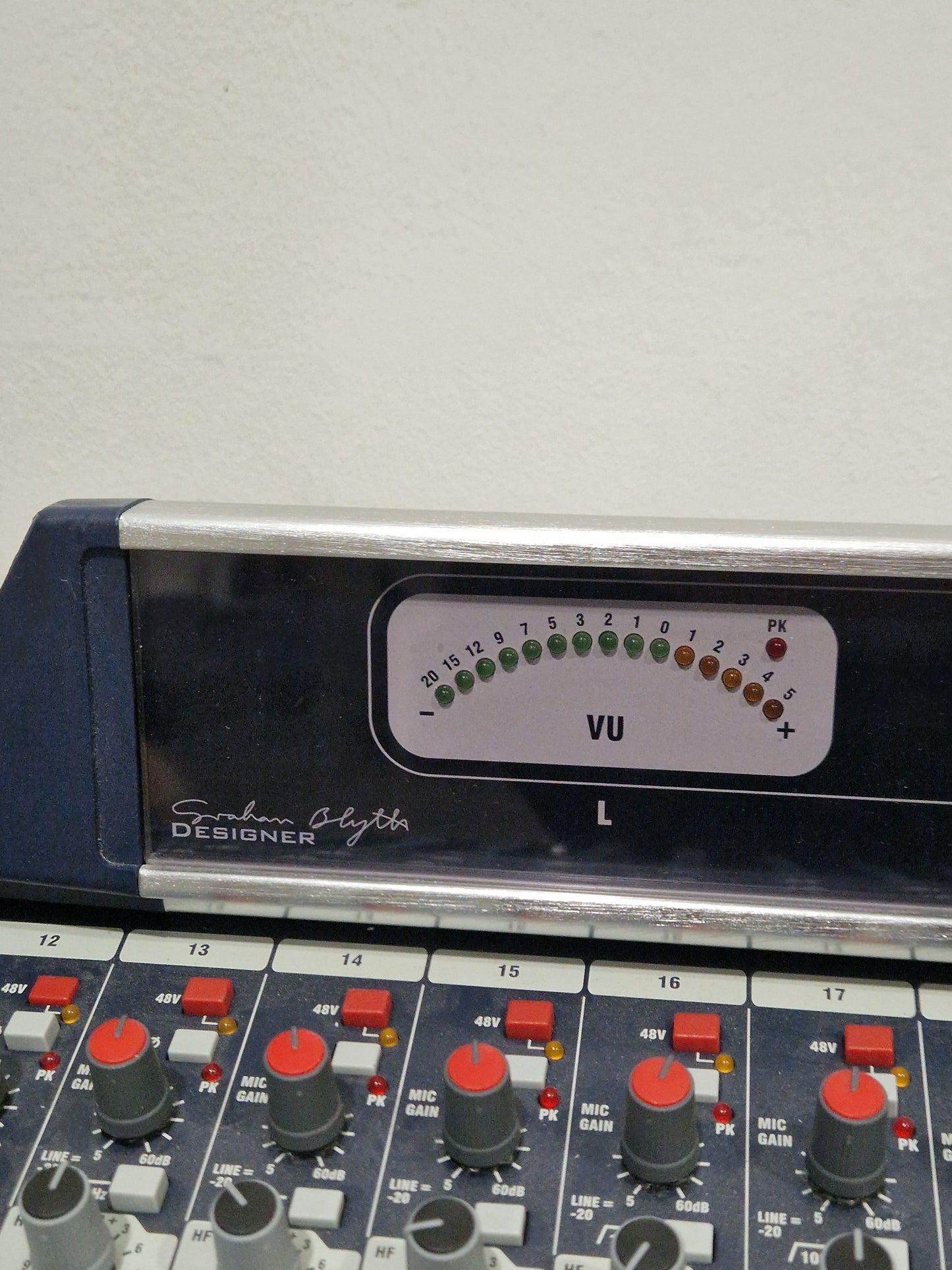 Soundcraft GB8 24 Channel Mixer - Live Sound Console - Very Good w/ Power Supply & Cover