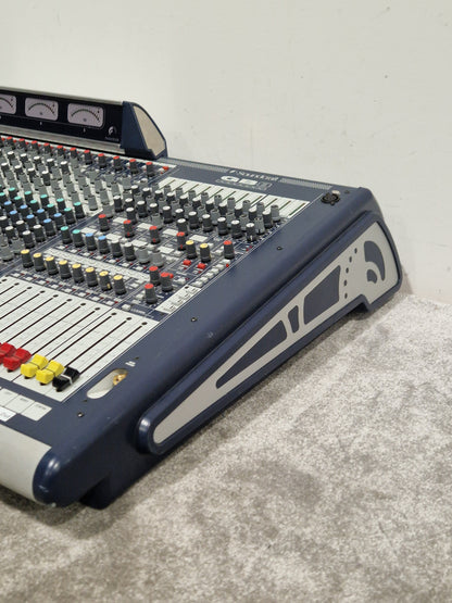 Soundcraft GB8 24 Channel Mixer - Live Sound Console - Very Good w/ Power Supply & Cover