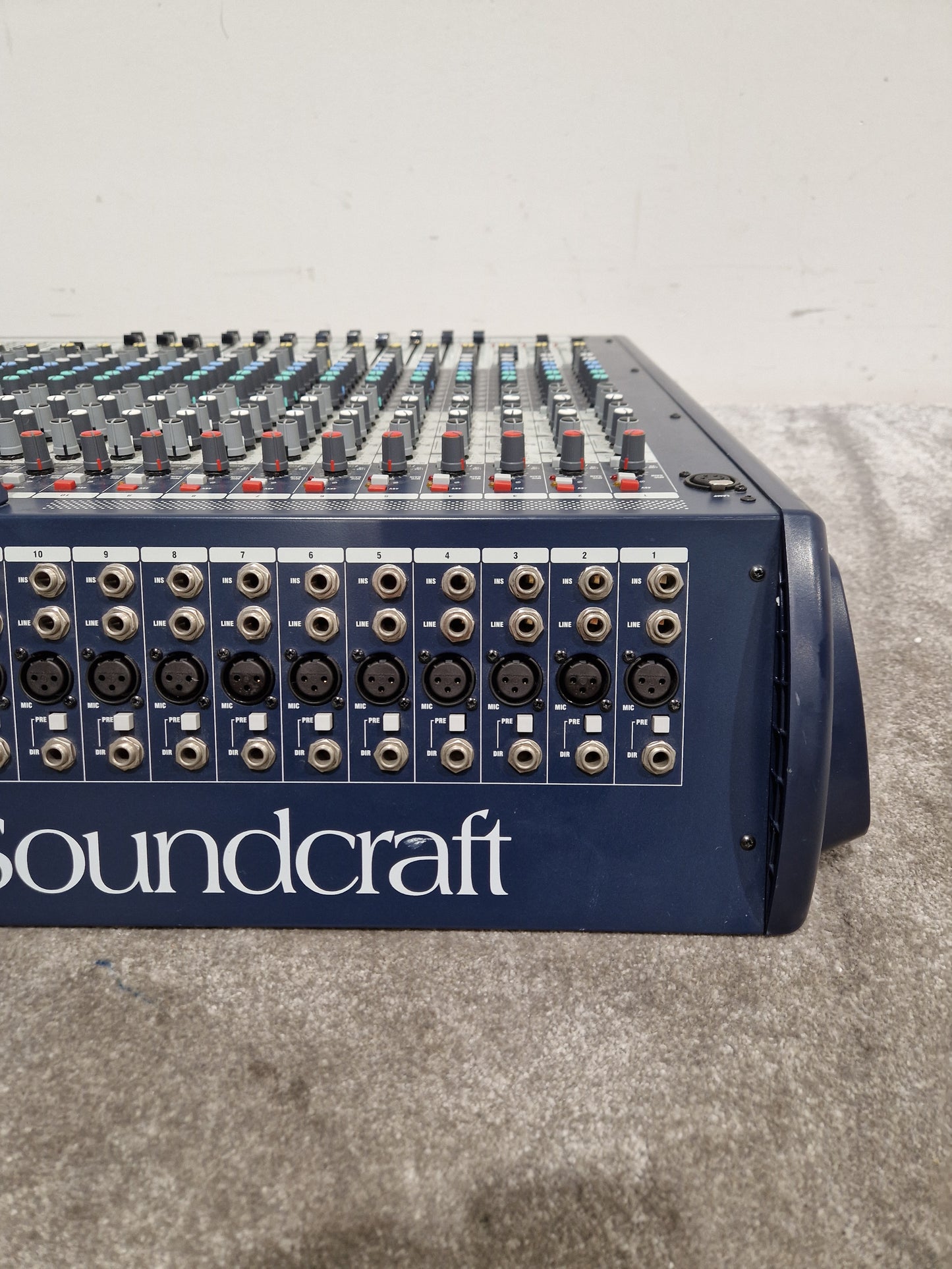 Soundcraft GB8 24 Channel Mixer - Live Sound Console - Very Good w/ Power Supply & Cover