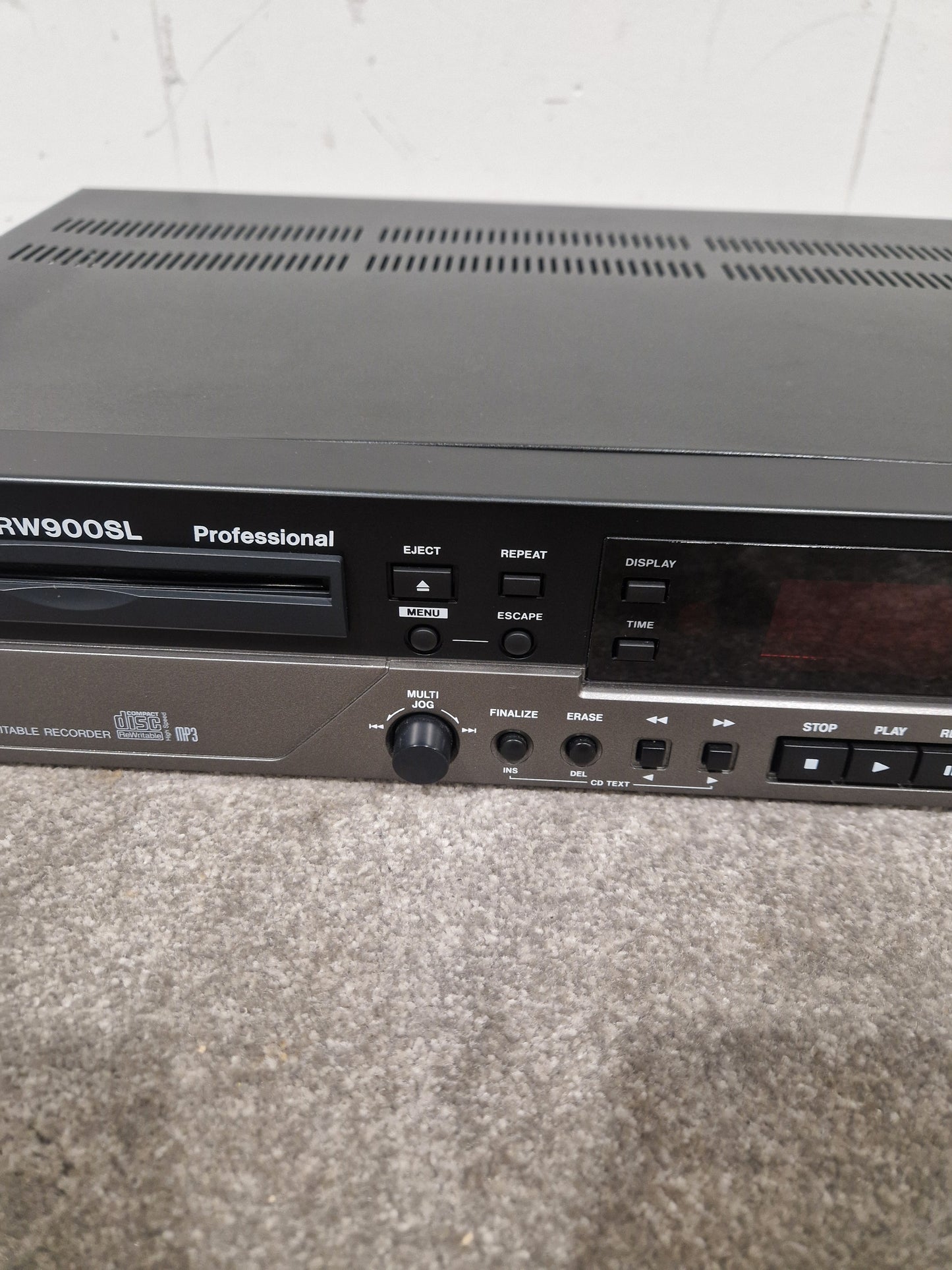 Tascam Cd-Rw900sl - Professional CD Recorder - Fair w/ Power Supply & Remote