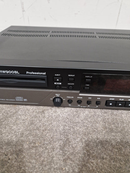 Tascam Cd-Rw900sl - Professional CD Recorder - Fair w/ Power Supply & Remote