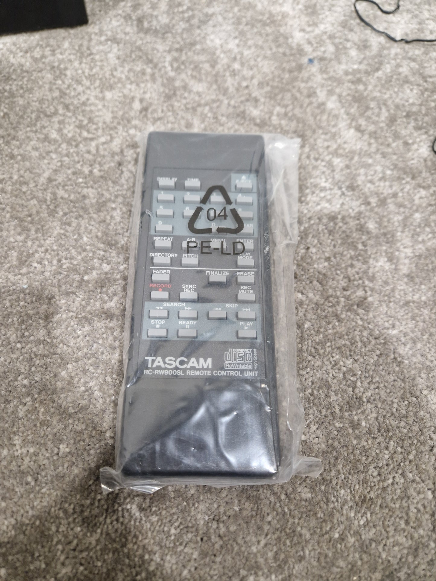 Tascam Cd-Rw900sl - Professional CD Recorder - Fair w/ Power Supply & Remote