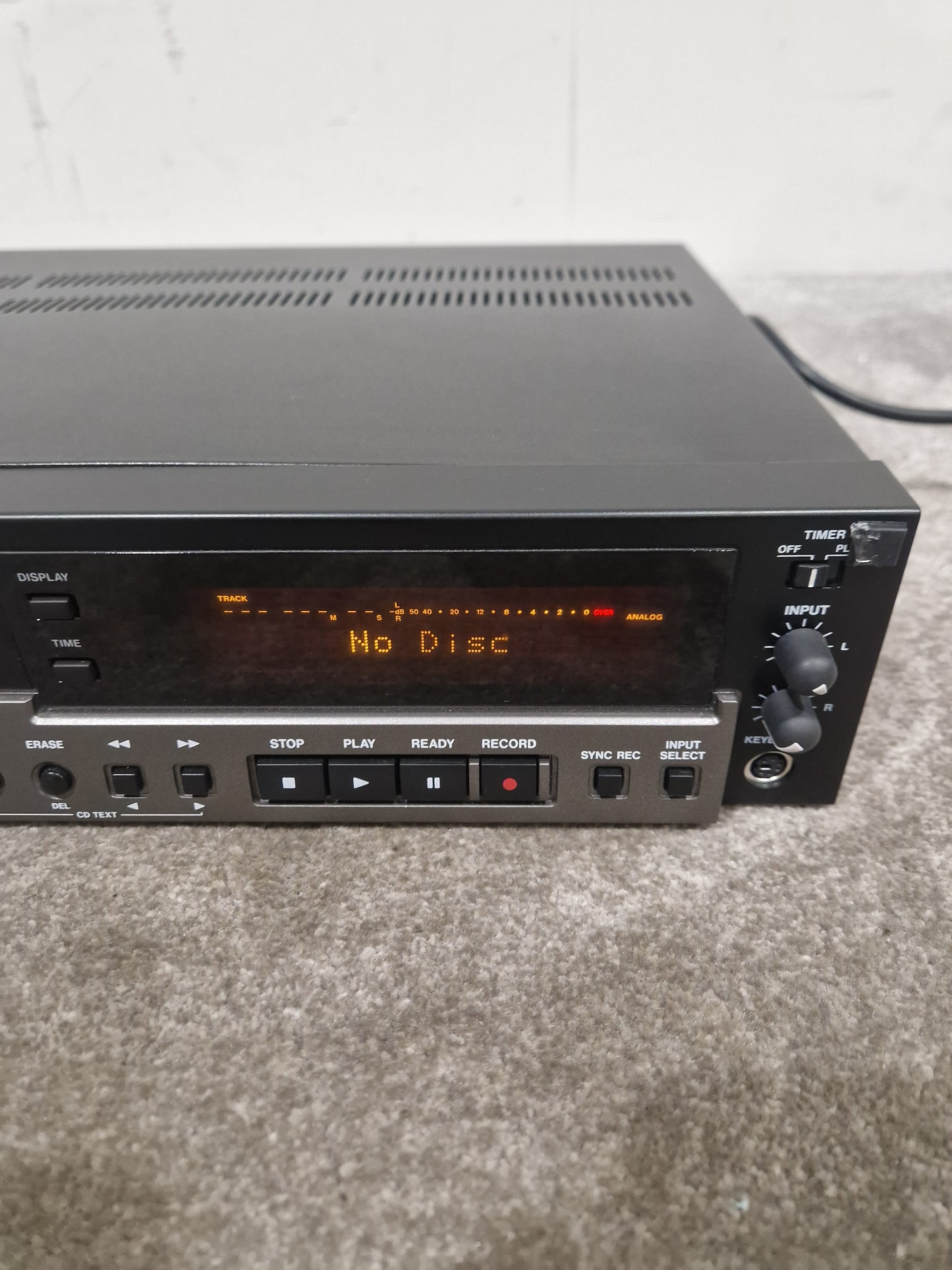Tascam Cd-Rw900sl - Professional CD Recorder - Fair w/ Power Supply & Remote
