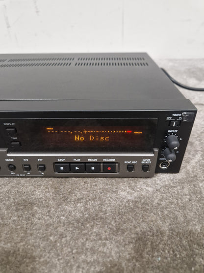 Tascam Cd-Rw900sl - Professional CD Recorder - Fair w/ Power Supply & Remote