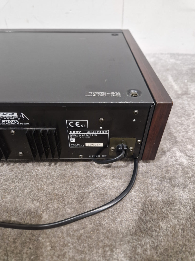 Sony DTS-60ES DAT Recorder - Professional Audio Archiving - Spares or Repair - Image 8