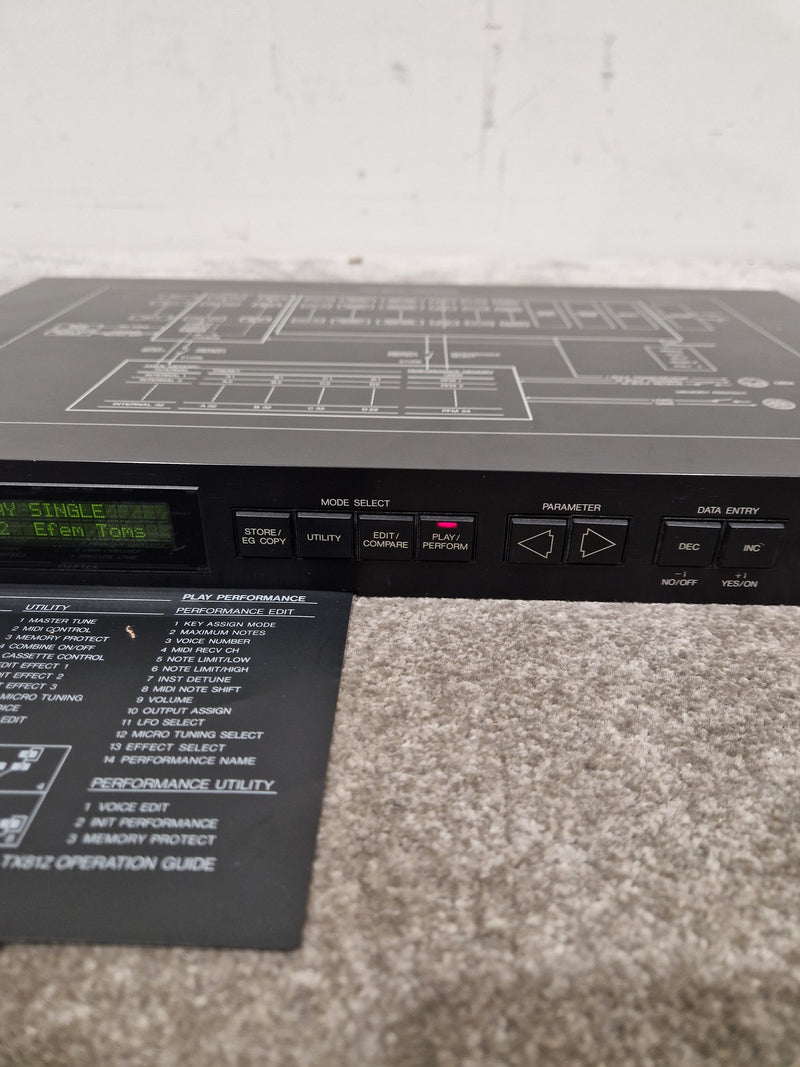 Yamaha TX81Z - FM Synthesizer Module - Excellent w/ Power Supply - Image 3
