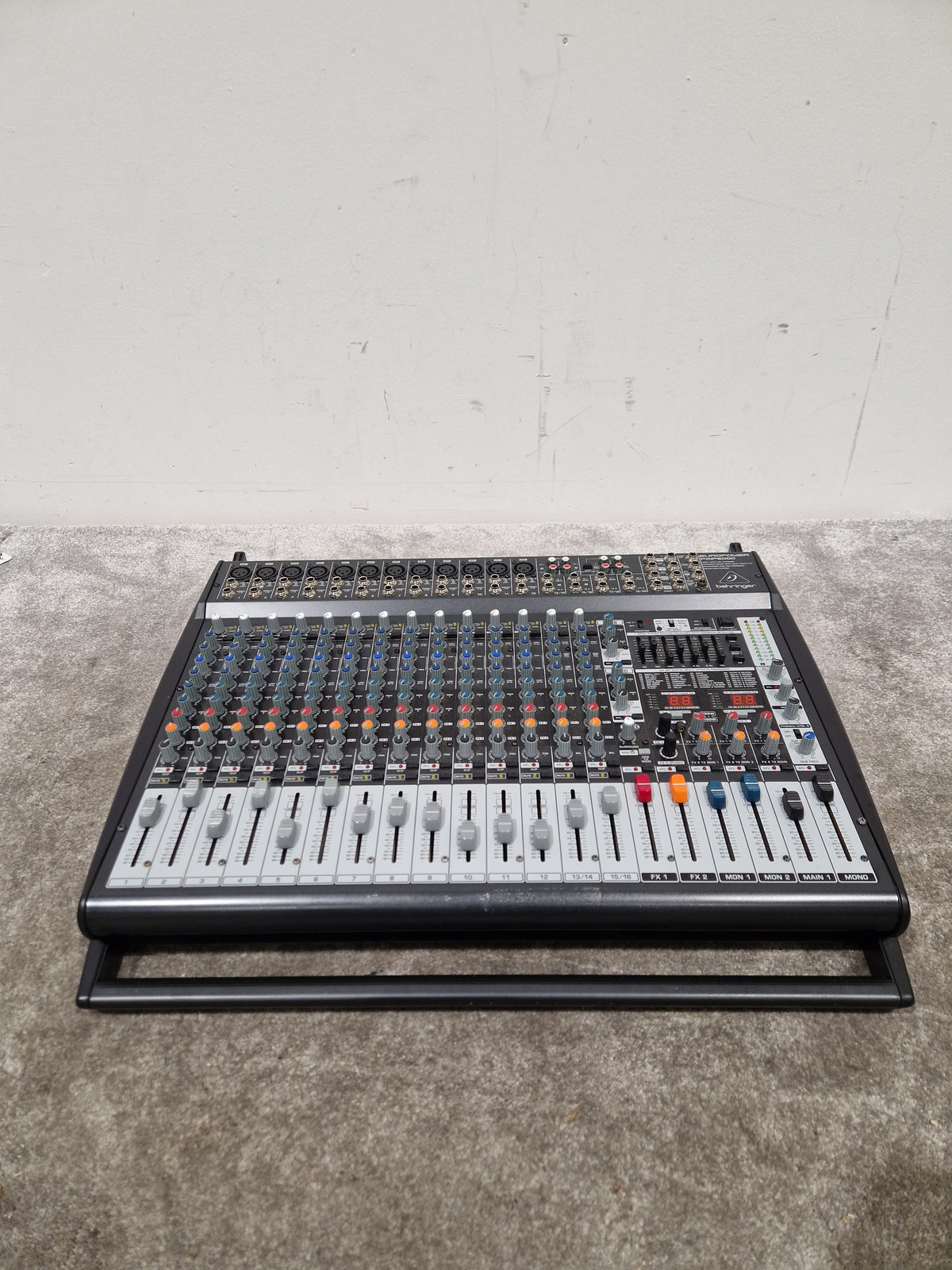 Behringer PMP6000 - 1600W Powered Mixer - Excellent w/ Power Supply