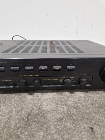Marantz Amplifier PM- 57 - Stereo Integrated Amplifier - Good w/ Power Supply & Remote