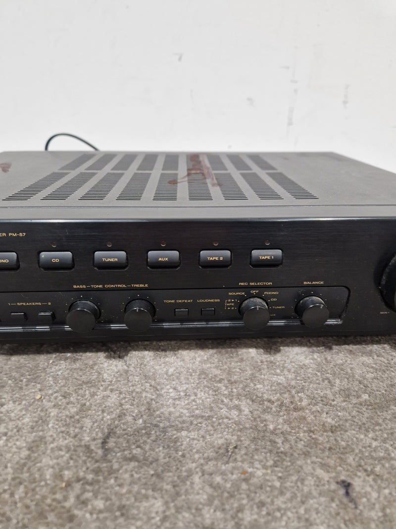 Marantz Amplifier PM- 57 - Stereo Integrated Amplifier - Good w/ Power Supply & Remote - Image 5