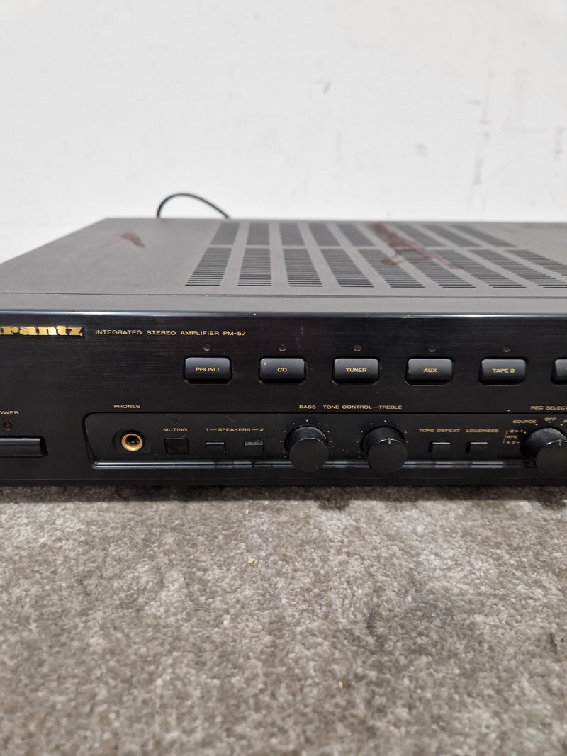 Marantz Amplifier PM- 57 - Stereo Integrated Amplifier - Good w/ Power Supply & Remote - Image 6