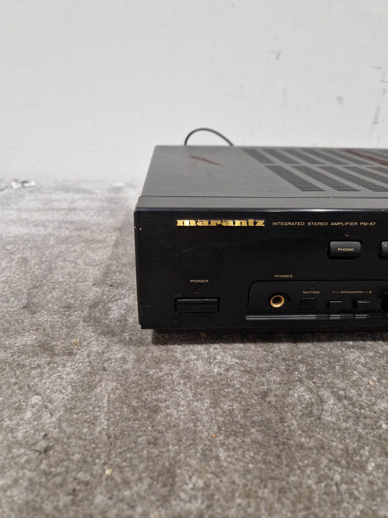 Marantz Amplifier PM- 57 - Stereo Integrated Amplifier - Good w/ Power Supply & Remote - Image 7