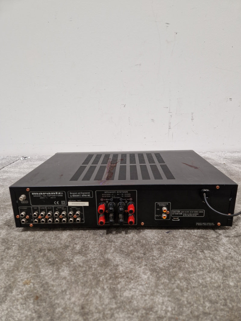 Marantz Amplifier PM- 57 - Stereo Integrated Amplifier - Good w/ Power Supply & Remote - Image 3