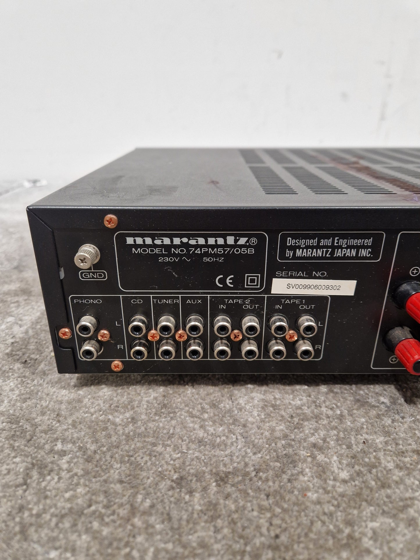 Marantz Amplifier PM- 57 - Stereo Integrated Amplifier - Good w/ Power Supply & Remote