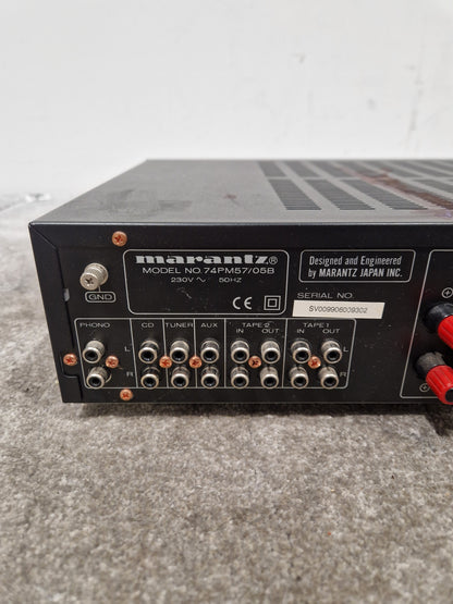 Marantz Amplifier PM- 57 - Stereo Integrated Amplifier - Good w/ Power Supply & Remote