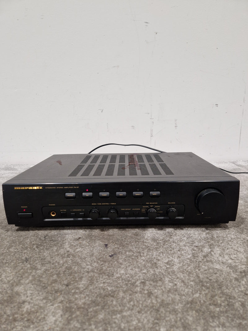 Marantz Amplifier PM- 57 - Stereo Integrated Amplifier - Good w/ Power Supply & Remote - Image 4