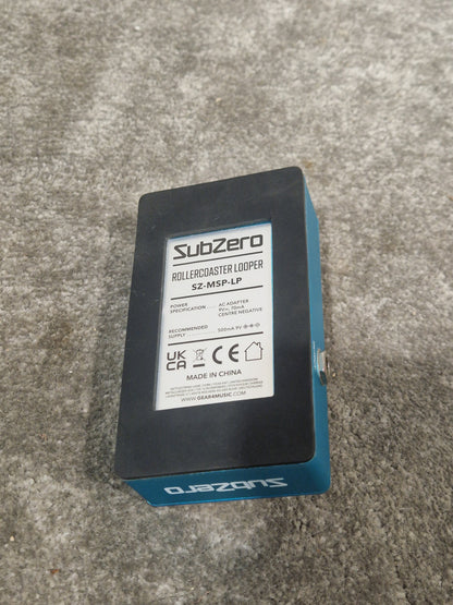 Subzero Roller-Coaster Looper - Multi-Function Effects Pedal - Excellent