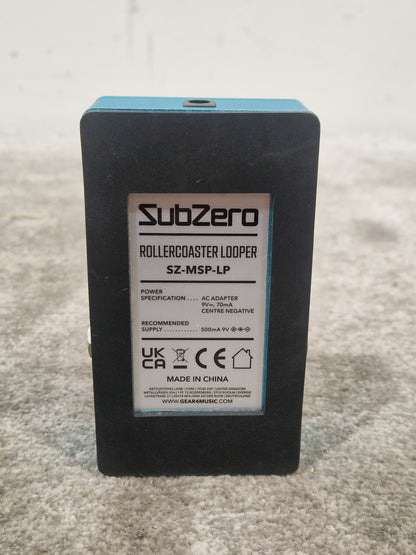 Subzero Roller-Coaster Looper - Multi-Function Effects Pedal - Excellent
