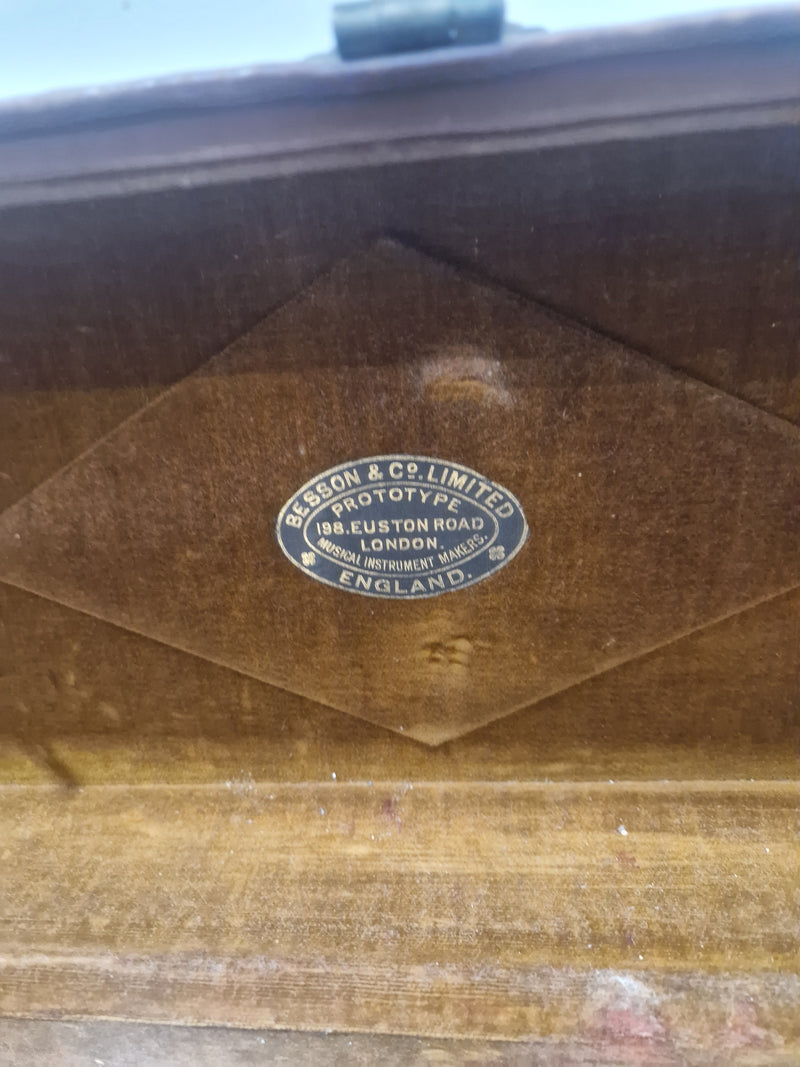 Besson & CO Class A Trumpet - Brass Finish - Spares or Repair - Image 4