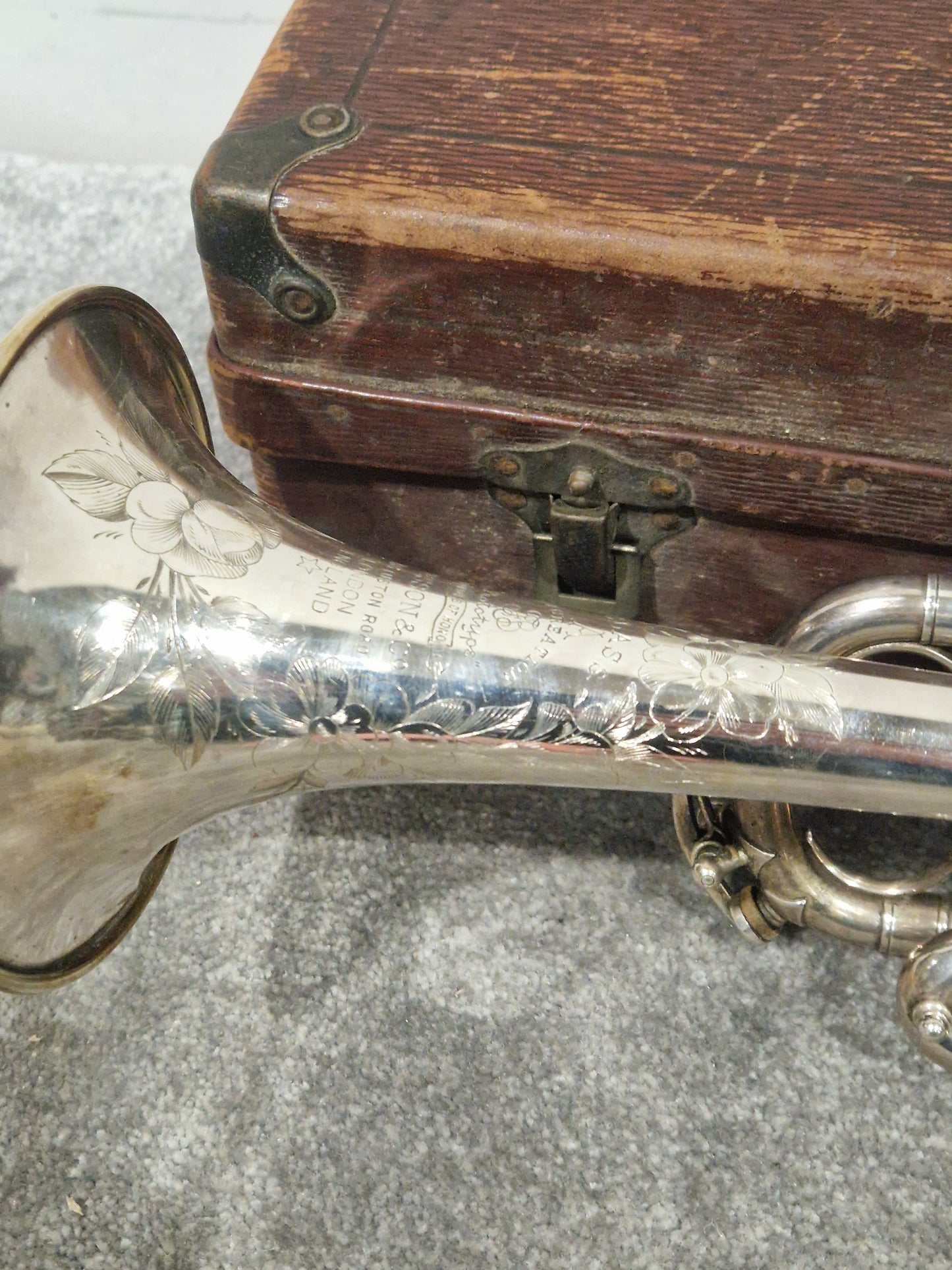 Besson & CO Class A Trumpet - Brass Finish - Spares or Repair