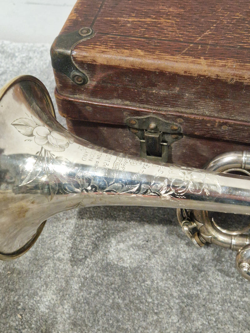 Besson & CO Class A Trumpet - Brass Finish - Spares or Repair - Image 12