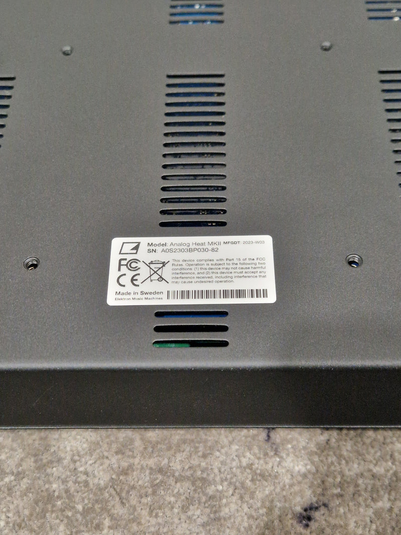 Elektron Analog Heat MKII - Stereo Analog Sound Processor - Excellent w/ Original Box & Power Supply - Image 17