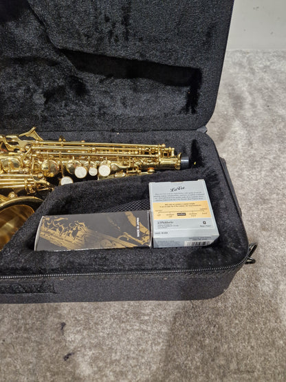 Rosetti Series 7 Curved Soprano Saxophone 89CSP7L - Smooth Tone Performance - Excellent w/ Hard Case & Accessories For saxophone