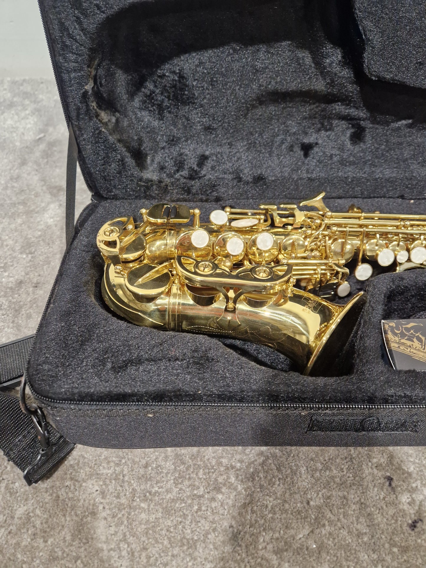 Rosetti Series 7 Curved Soprano Saxophone 89CSP7L - Smooth Tone Performance - Excellent w/ Hard Case & Accessories For saxophone