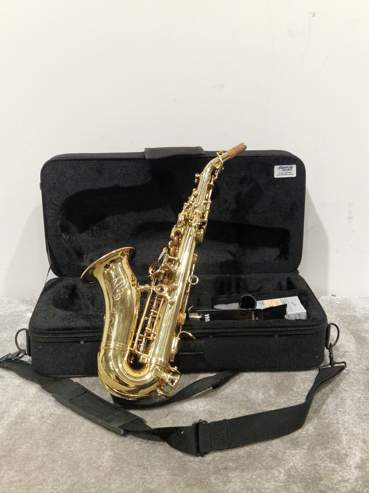 Rosetti Series 7 Curved Soprano Saxophone 89CSP7L - Smooth Tone Performance - Excellent w/ Hard Case & Accessories For saxophone