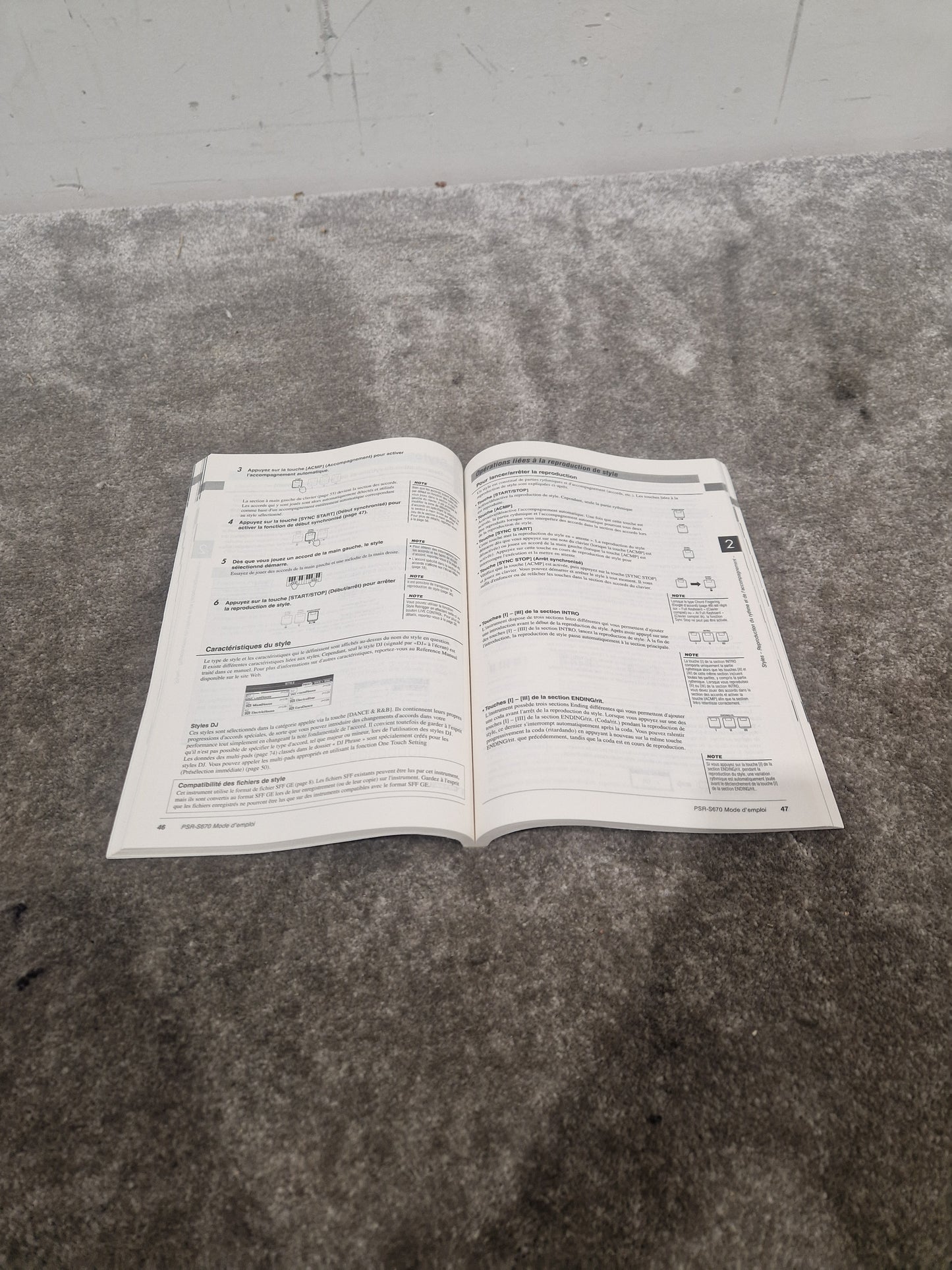 Yamaha PSR-S670 - Arranger Keyboard - Excellent w/ Power Supply & Keyboard Stand