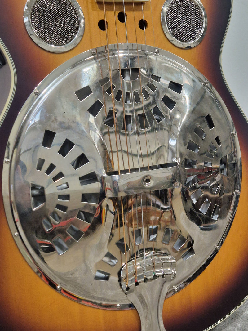 Vintage Spider Bridge Resonator - Acoustic Guitar - Sunburst - Excellent w/ ARTEC AGE-5 Pickup - image 14