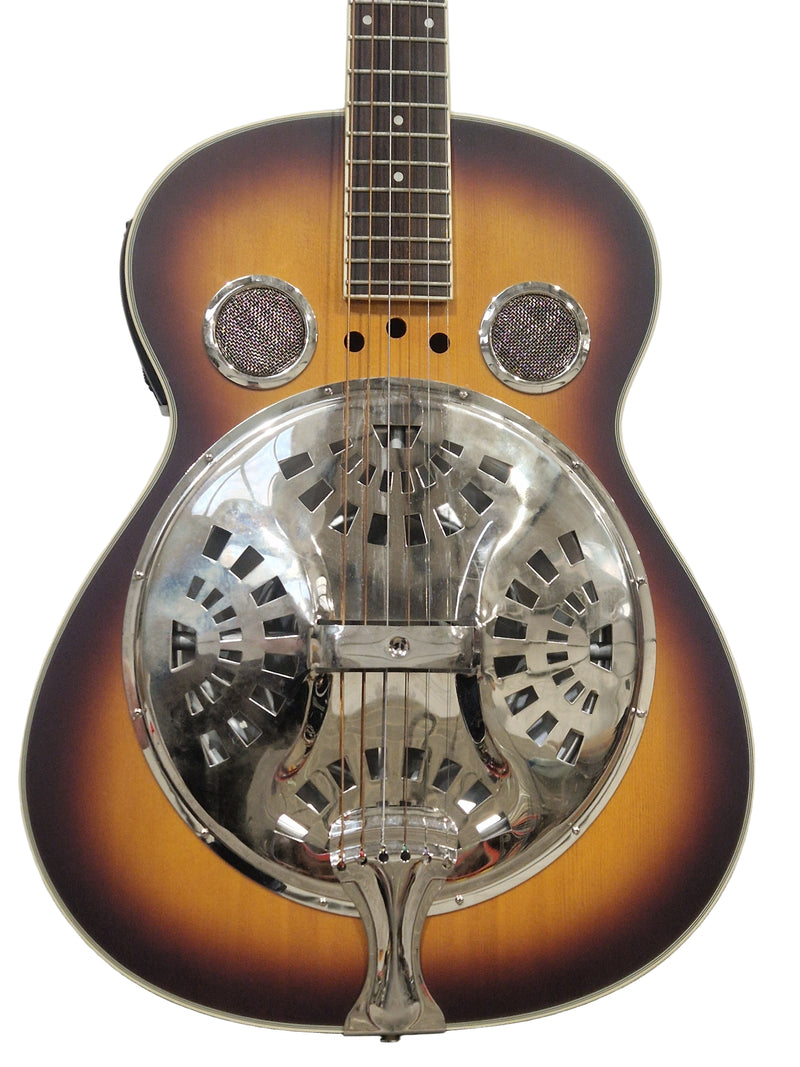 Vintage Spider Bridge Resonator - Acoustic Guitar - Sunburst - Excellent w/ ARTEC AGE-5 Pickup - Image 1