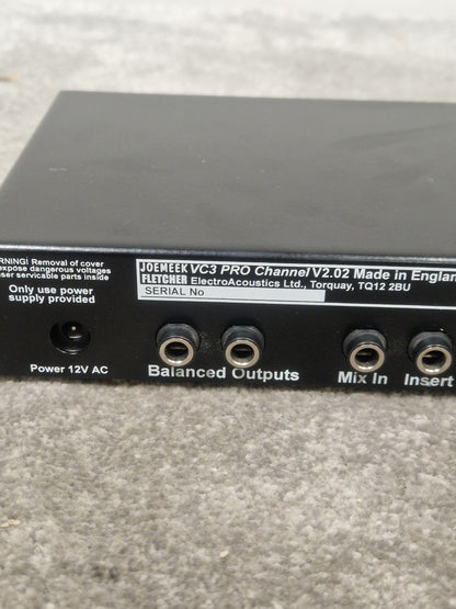 Joe Meek Pro Channel VC3 - Studio Quality Preamp - Excellent w/ Power Supply