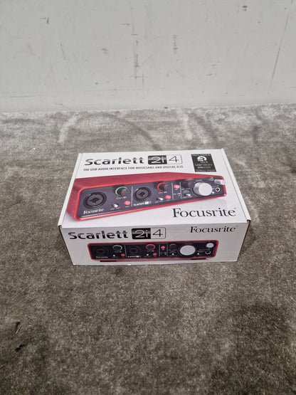 Scarlett 2I 4 - USB Audio Interface - Excellent w/ Original Box & Power Supply