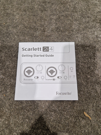 Scarlett 2I 4 - USB Audio Interface - Excellent w/ Original Box & Power Supply