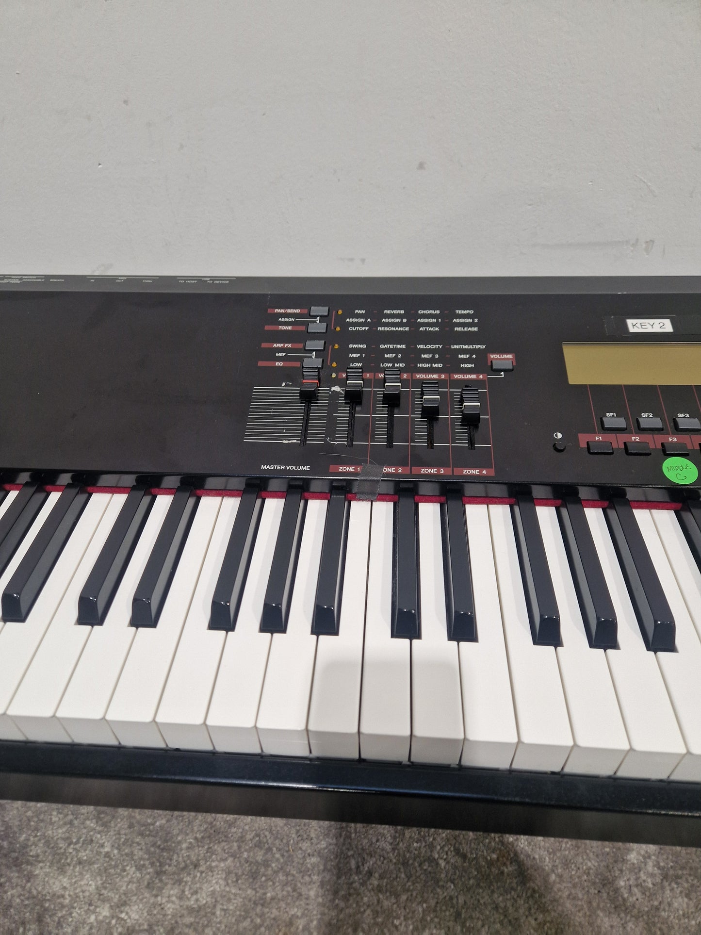 Yamaha S90ES - 88-Key Synthesizer - Fair w/ Power Supply
