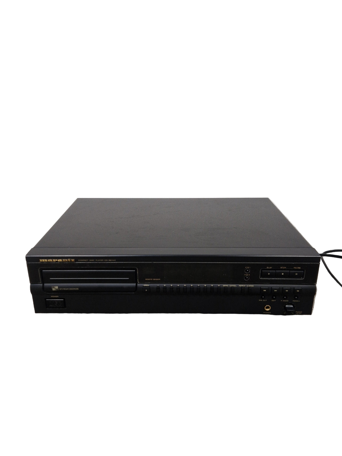 Marantz CD-52 MkII - CD Player - Spares or Repair w/ Power Supply & Remote