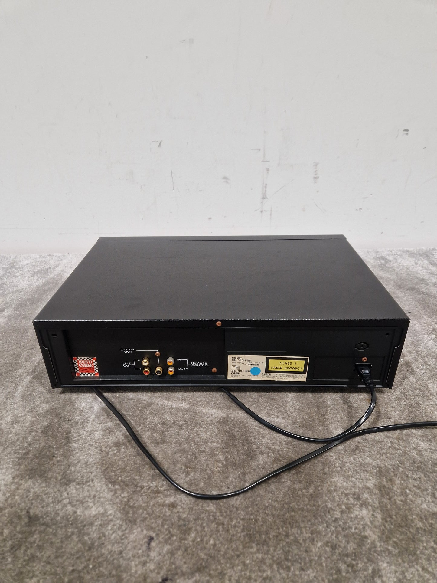 Marantz CD-52 MkII - CD Player - Spares or Repair w/ Power Supply & Remote