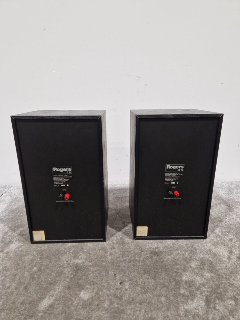 Rogers LS-4A - Pair OF HI-FI Speakers - Bookshelf Design - Excellent - Image 5