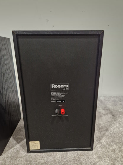 Rogers LS-4A - Pair OF HI-FI Speakers - Bookshelf Design - Excellent