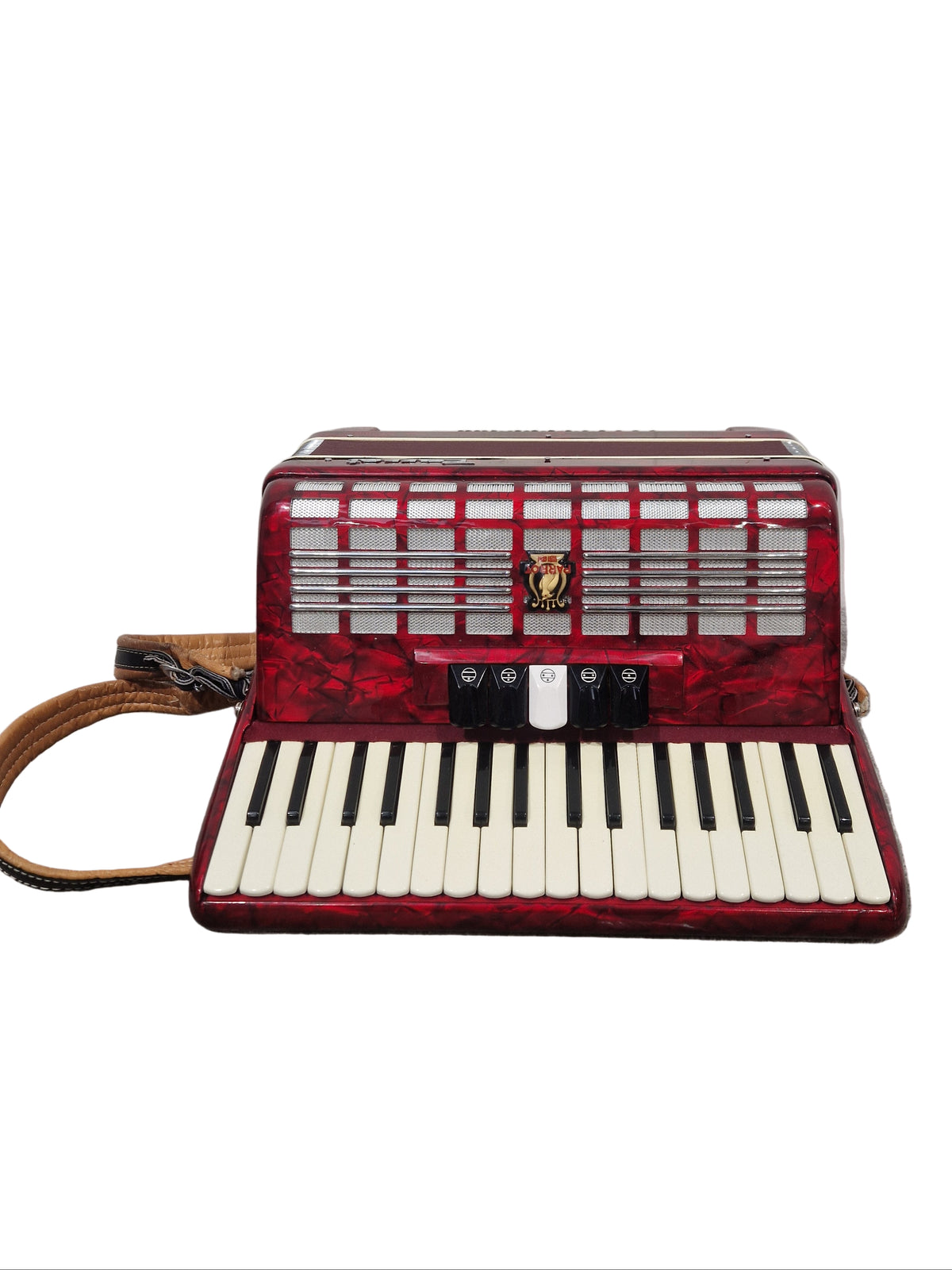 Parrot Accordion 1407 48 Bass 34 Key - Compact Design - Excellent w/ Hard Case