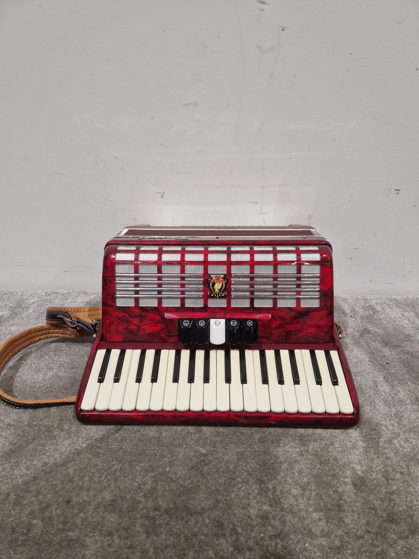 Parrot Accordion 1407 48 Bass 34 Key - Compact Design - Excellent w/ Hard Case