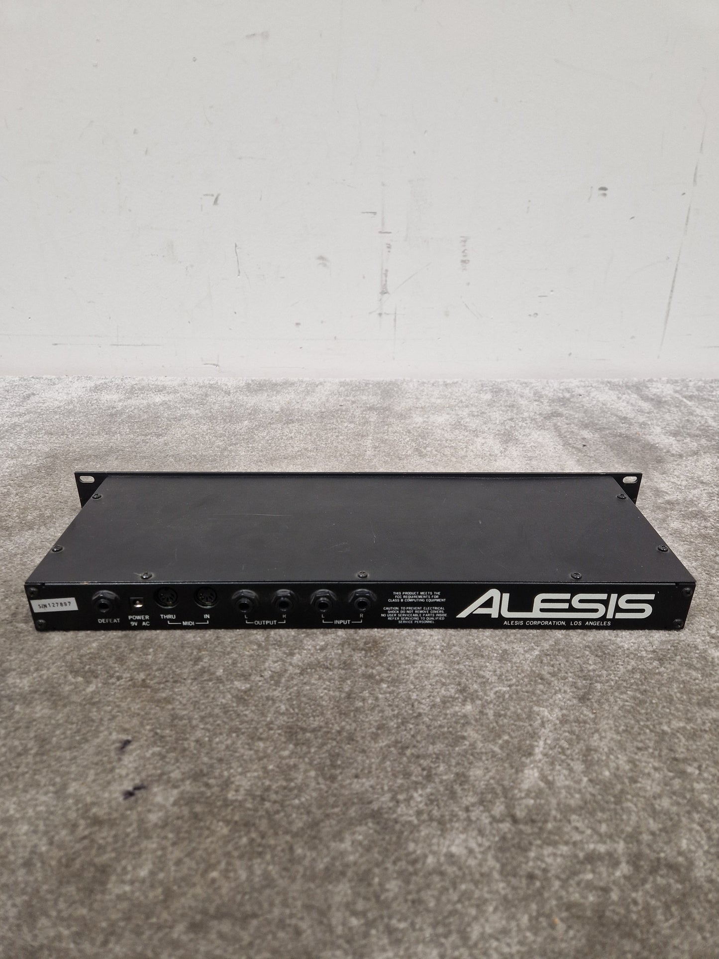 Alesis Microverb 2 - Digital Reverb Unit - Spares or Repair w/ Original Box