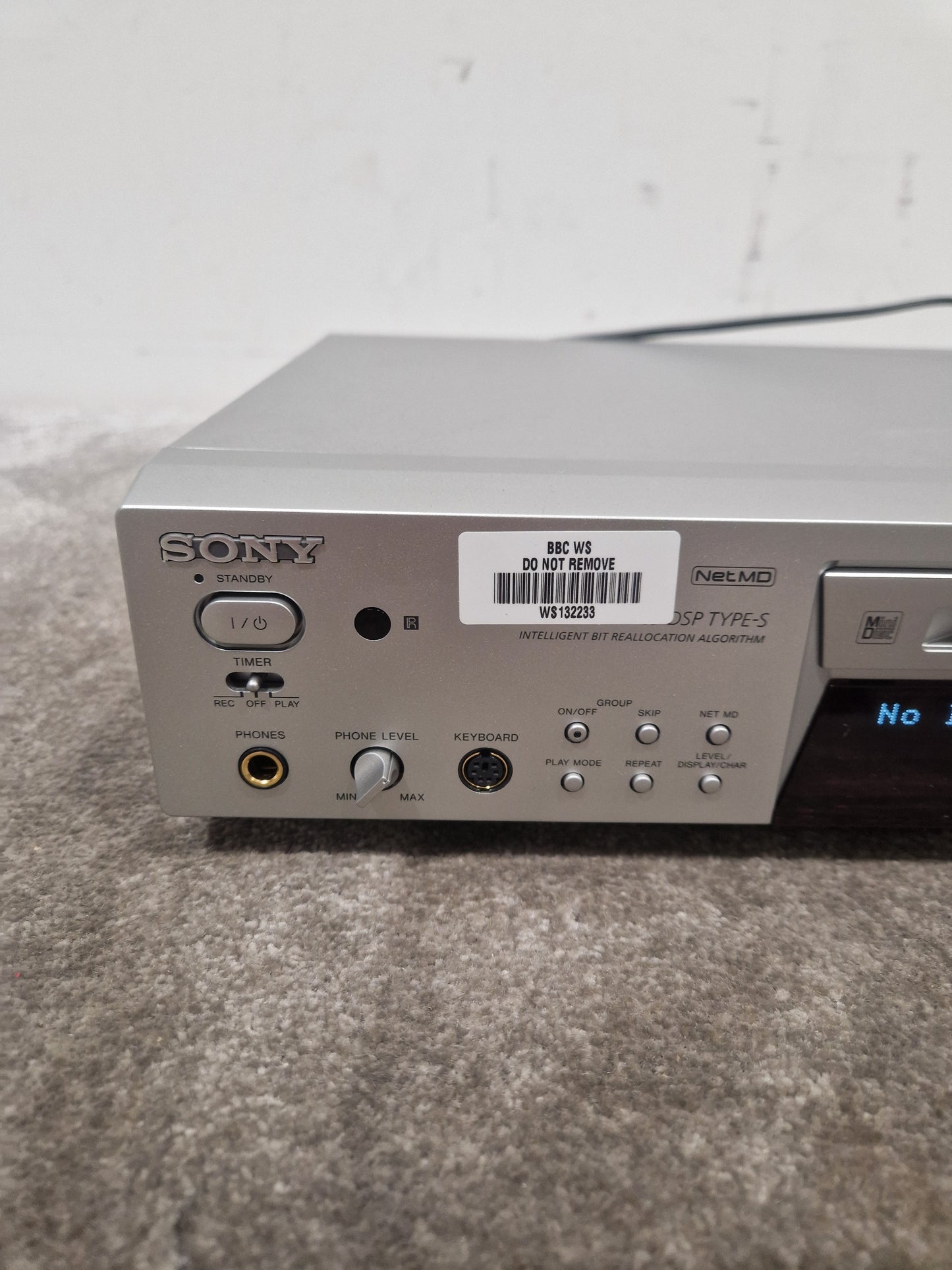 Sony MDS-JE780 - MiniDisc Player - Spares or Repair w/ Remote