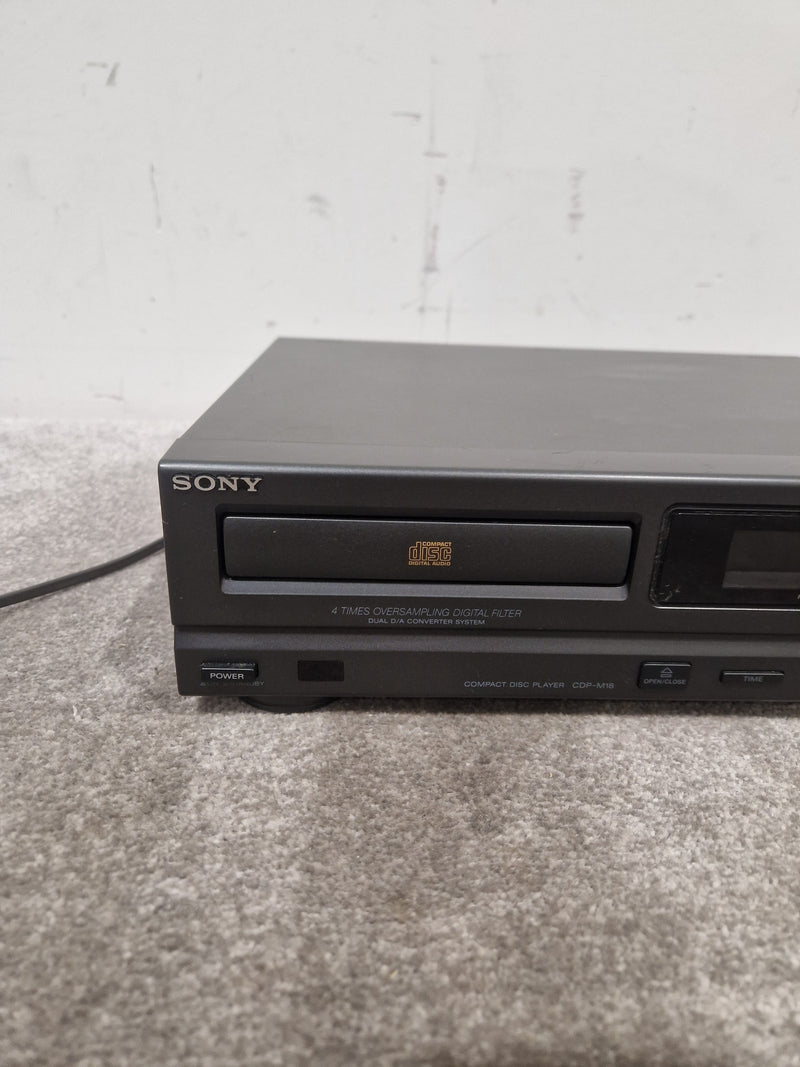 Sony CDP-M18 - Compact Disc Player - Excellent w/ Power Supply - Image 4